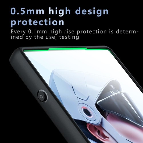 For ZTE Nubia Red Magic 10 Air Shockproof Magnetic Matte Bumper Soft Rubber Case - Picture 8 of 12