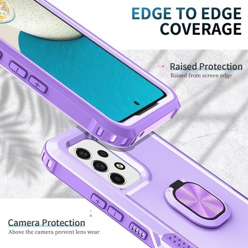 For Samsung A53 5G Phone Case Ring Heavy Duty Shock Proof Hybrid Case Cover - Picture 25 of 27