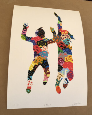 JET MARTINEZ Print Poster Art El Futuro signed numbered COA Flowers
