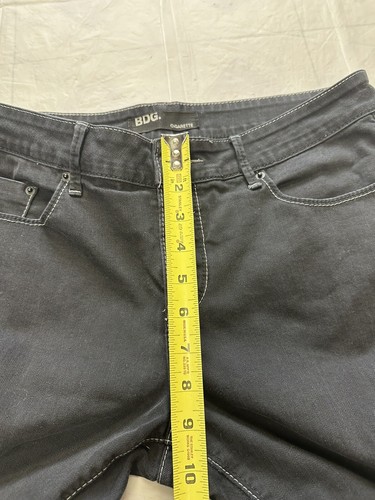 BDG Jeans Womens Size 31 X 30 Urban Outfitters Cigarette Mid Rise Black - Picture 4 of 8