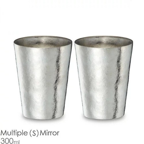 SUS gallery Multiple S Mirror 2 pieces Japanese S-300M-Mi TITANESS Tumbler new - Picture 1 of 6