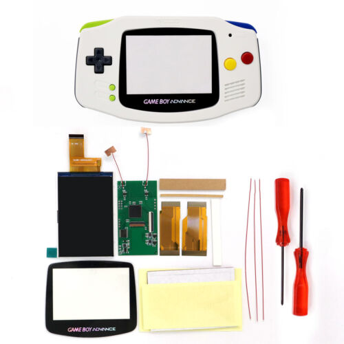 Drop In V5 Add Desaturation 3.0" 720x480 Retro Pixel IPS LCD Kit+Shell For GBA - Picture 46 of 61