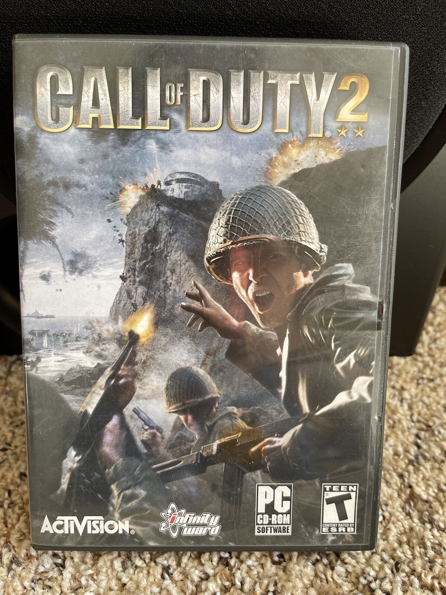 Call Of Duty 2 PC CD-ROM Software. 6 Disc + Bonus DVD. by