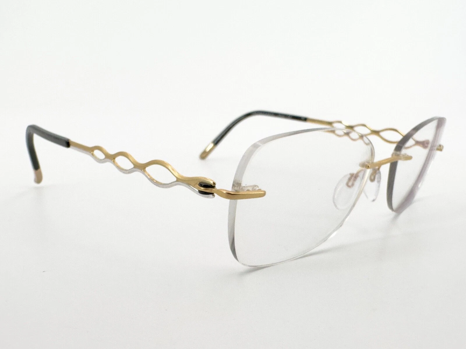 Silhouette Charming Diva 4456 Eyeglasses FRAMES 6053 23K GP 52[]17 135 G I655