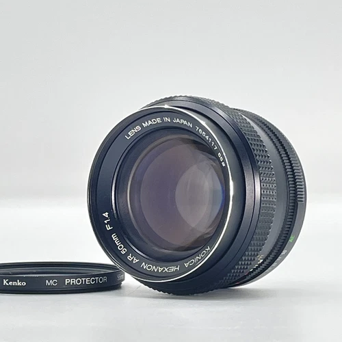 [ N MINT / Filter] Konica Hexanon AR 50mm F1.4 Standard Prime MF Lens From JAPAN