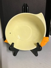Adorable baby chick children's bowl yellow orange