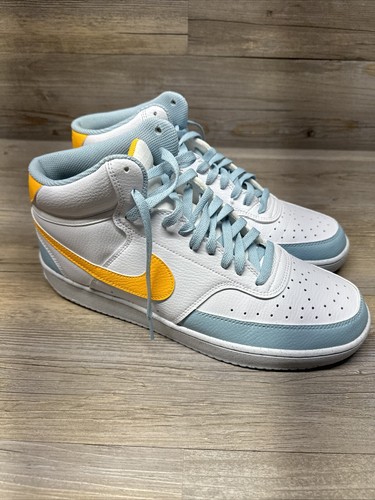 Nike Court Vision Mid Next Nature White Ocean Bliss da uomo taglia 12 (FJ3998-100) - Foto 3 di 7