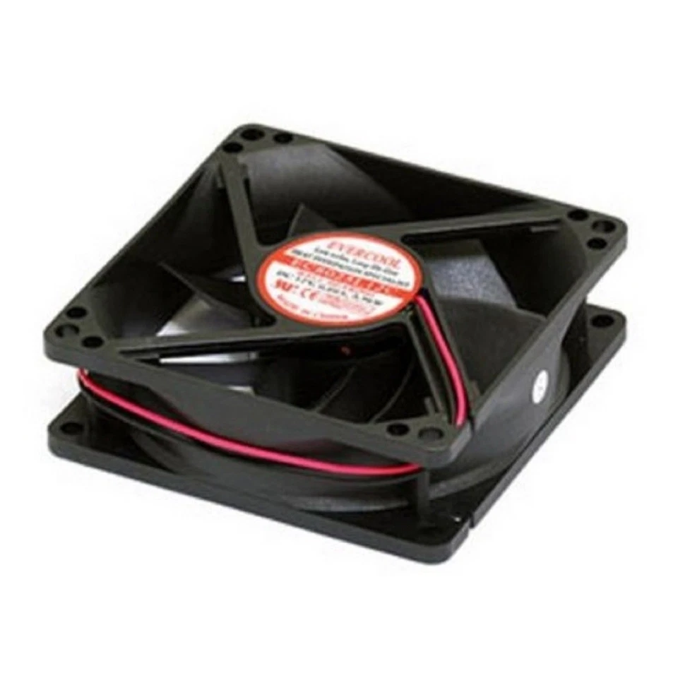 EVERCOOL PC Computer Case System Cooling Fan Cooler 80mm 2Pin 80x80x25mm 8cm - Image 2 of 4