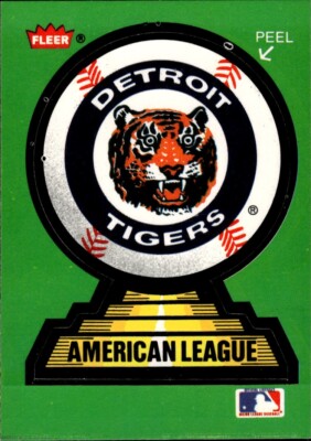 1987 Fleer #NNO Detroit Tigers Detroit Tigers