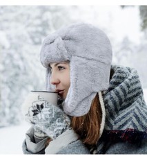 Winter Outdoor Trapper Hat Ushanka Trooper Warm Hat With Earflaps For Men Women