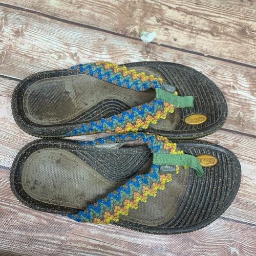 Woven Zig Zag Simple Women’s Flip Flops Comfort Sandals 9171 Size 5 - Picture 10 of 10
