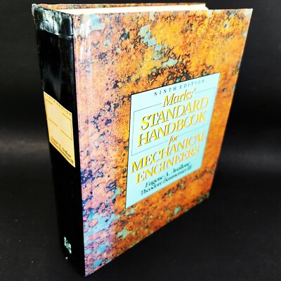 Marks' Standard Handbook for Mechanical Engineers - by Avallone - 9th Edition