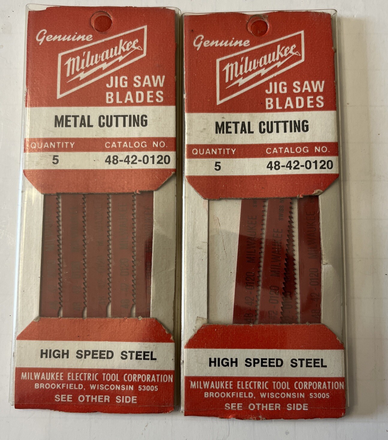 Milwaukee 48-42-2120 Bi-Metal Jig Saw Blades – 18 TPI, 2-3/4", 5 Pack – For Metal & Wood