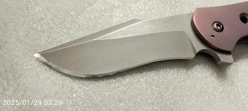 Mike Vagnino & Ray Laconico Custom Lancer 2 Flipper Folder Knive, Taschenmesser - Afbeelding 3 van 10
