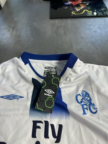 Umbro Chelsea FC Retro Trikot 2003/05 Lampard 8 medium weiß blau Fly Emirates - Bild 5 von 7