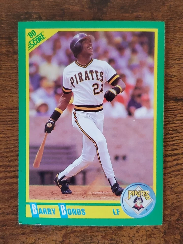 Tarjeta de béisbol Score 1990 leyendas como Barry Bonds, Mark McGwire y Roger Clemens. Foto 2 de 4