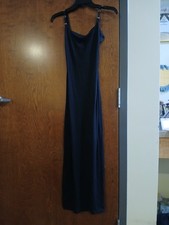 NWOT/ VICTORIA'S SECRET black soft  stretchy maxi slip dress