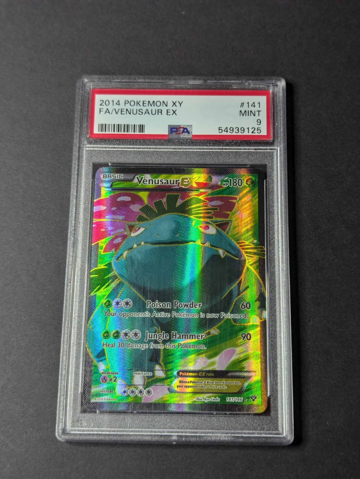 Venusaur EX 141/146 - XY Base Set Full Art (PSA 9) - Pokemon TCG