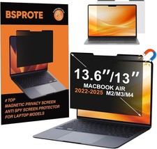 Magnetic Privacy Screen Protector for MacBook Air 13.6 13 Inch 2022-2026