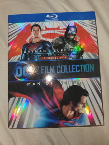 Batman v Superman: Dawn of Justice / Man of Steel (Blu-ray 2 film) NEW Sealed - Picture 1 of 2