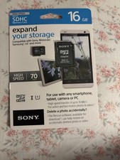 High Speed 16gb Micro SDHC Memory Card Up to 70 MB/s Compatible with Android/PC