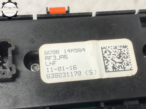 2017-2020 LINCOLN CONTINENTAL LEFT DRIVER FRONT DOOR WINDOW MASTER SWITCH OEM - Picture 6 of 7