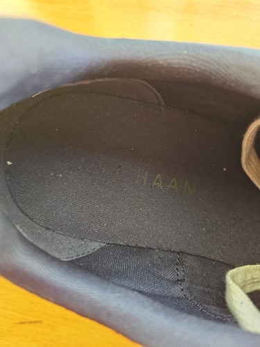 Cole Haan Mens Sneaker 8.5 Grand Crosscourt Midtown Blue Suede Oat C37499 - Picture 14 of 15