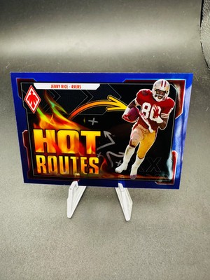 2021 Panini Phoenix Hot Routes Jerry Rice #HR-28 Blue /125