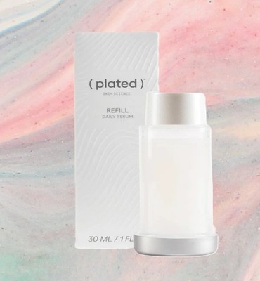 NEW Plated Skin Science Daily Serum Refill 0.5 oz | Growth Factors & Exosomes