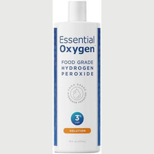 Essential Oxygen Food Grade Hydrogen Peroxide Natural Cleaner 3 16 Ounce Essential Oxygen Food Grade Hydrogen Peroxide Natural Cleaner 3 16 Ounce