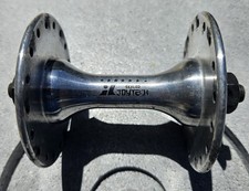 Vintage Joytech 1988 BMX Front Hub 36H High Flange Silver  Through axle