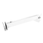 SSWBasics 12 inch Chrome Dimensional Hangrail Bracket for Slotted Standards - 1