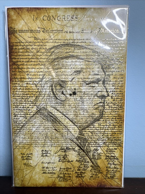 Kyle Willis Trump On Constitution Megacon Exclusive Foil Embossed Ltd 50