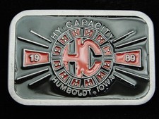 RC13117 NOS VINTAGE 1989 HY-CAPACITY TRACTOR COMMEMORATIVE BELT BUCKLE