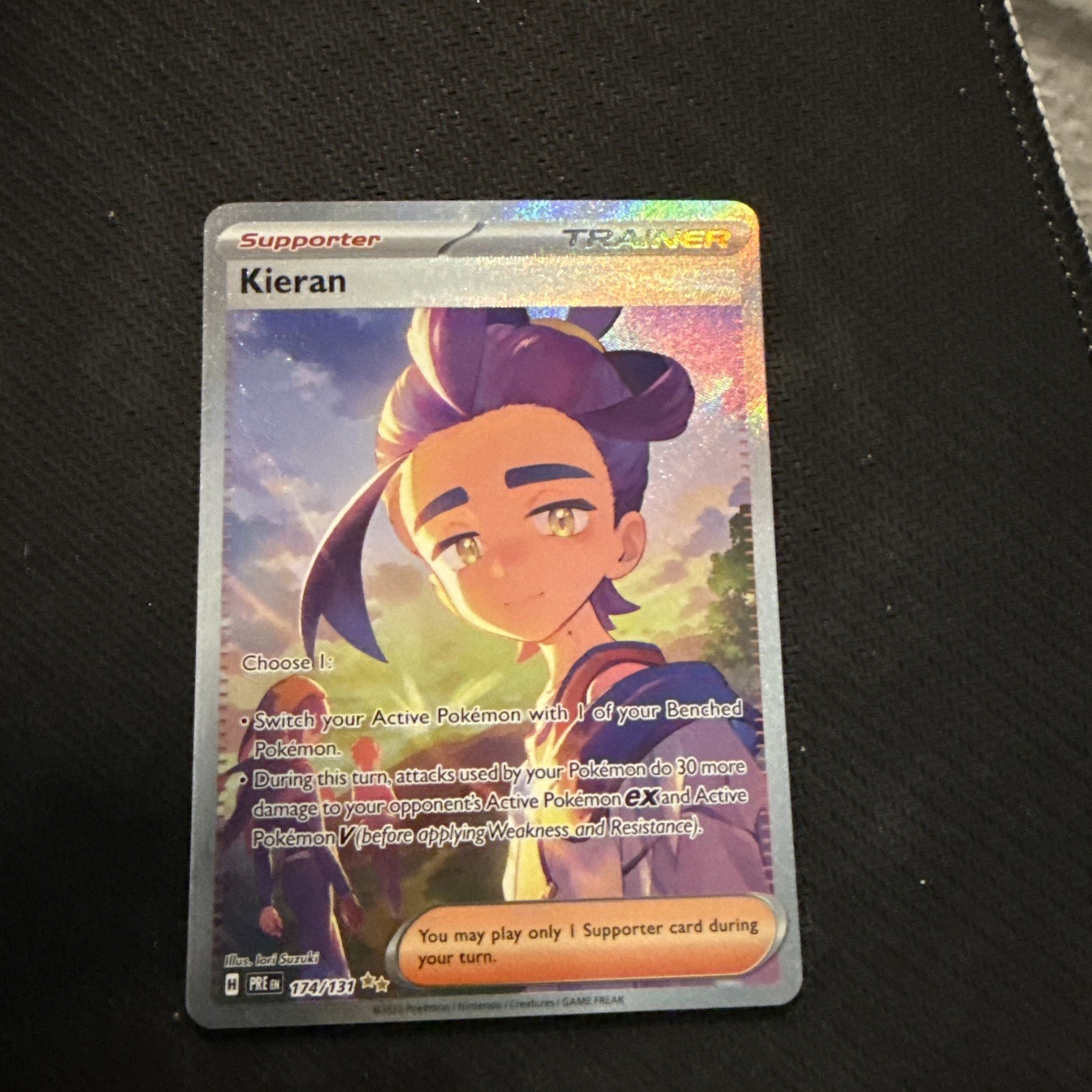Kieran 174/131 Sv: Prismatic Evolutions Holo NM