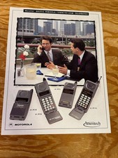 VTG 1993 Motorola Ameritech Digital Personal Communicator Telephone Advertising