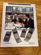 VTG 1993 Motorola Ameritech Digital Personal Communicator Telephone Advertising