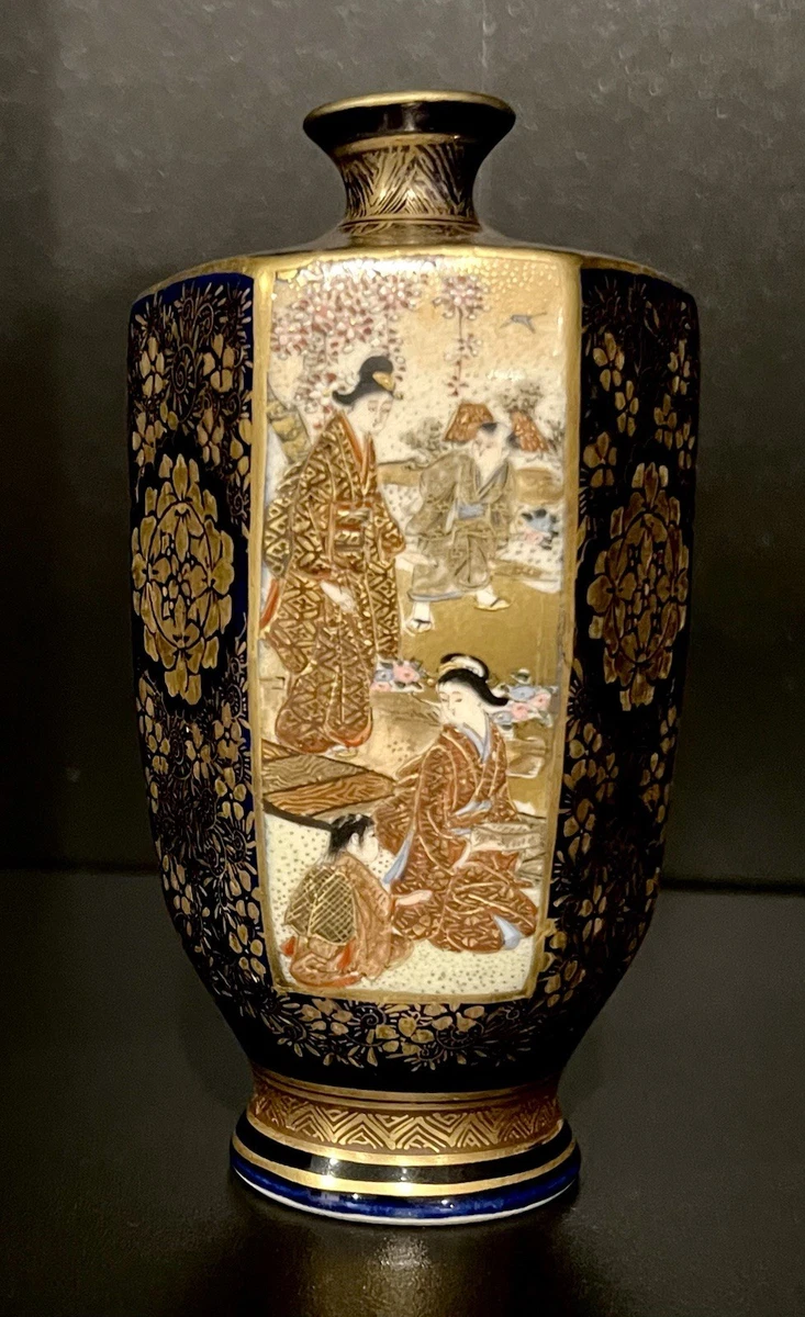 萨摩在日本古董花瓶| eBay