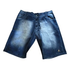 Vintage Y2K Jordan Baggy Denim Shorts 44 Blue Jean Baggy Y2K Jumpman Hip Hop