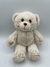 New Spark Create Imagine Teddy Bear Plush Beige Brown Frosted 2018 Cream Tan 15"