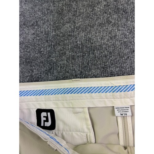 FootJoy Golfshorts Herren 38 hellbraun Performance Flatfront Stretch - Bild 2 von 5