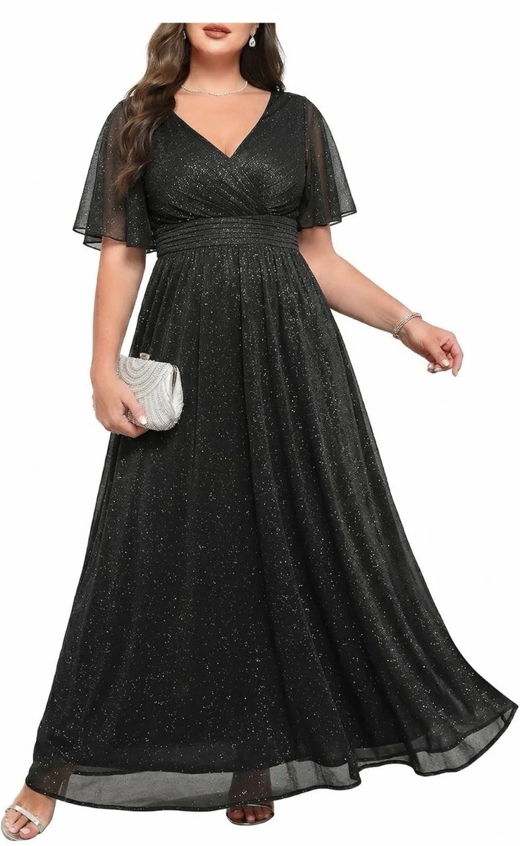 ebay plus size maxi dresses Sealed With a Kiss SWAK Designs Women's Plus Size Joan Maxi Dress, Size: 2XL, Green
