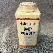 Vintage Johnson's Baby Powder Metal Tin 10 oz.