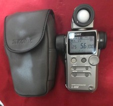 Sekonic Super Zoom Master L-608 Light Meter With Manual  Case NICE 