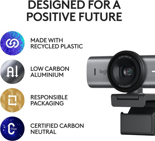 Logitech MX Brio 705 for Business 4K Webcam with Auto Light Correction, Ultra HD - 第 5/9 張圖片