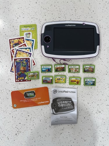 LeapPad Platinum mit 8 Spielen und Imagi Karten von LeapFrog!