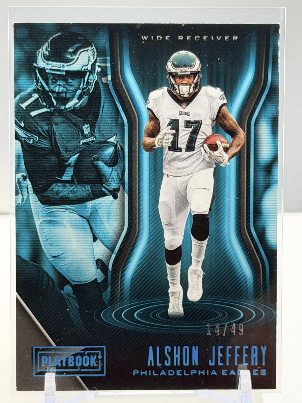Alshon Jeffery 2018 Panini Playbook Platinum #51 SN #/49