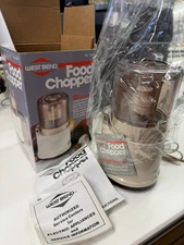 West Bend Mini Food Processor Chopper 6501 Tested Great Working vtg 