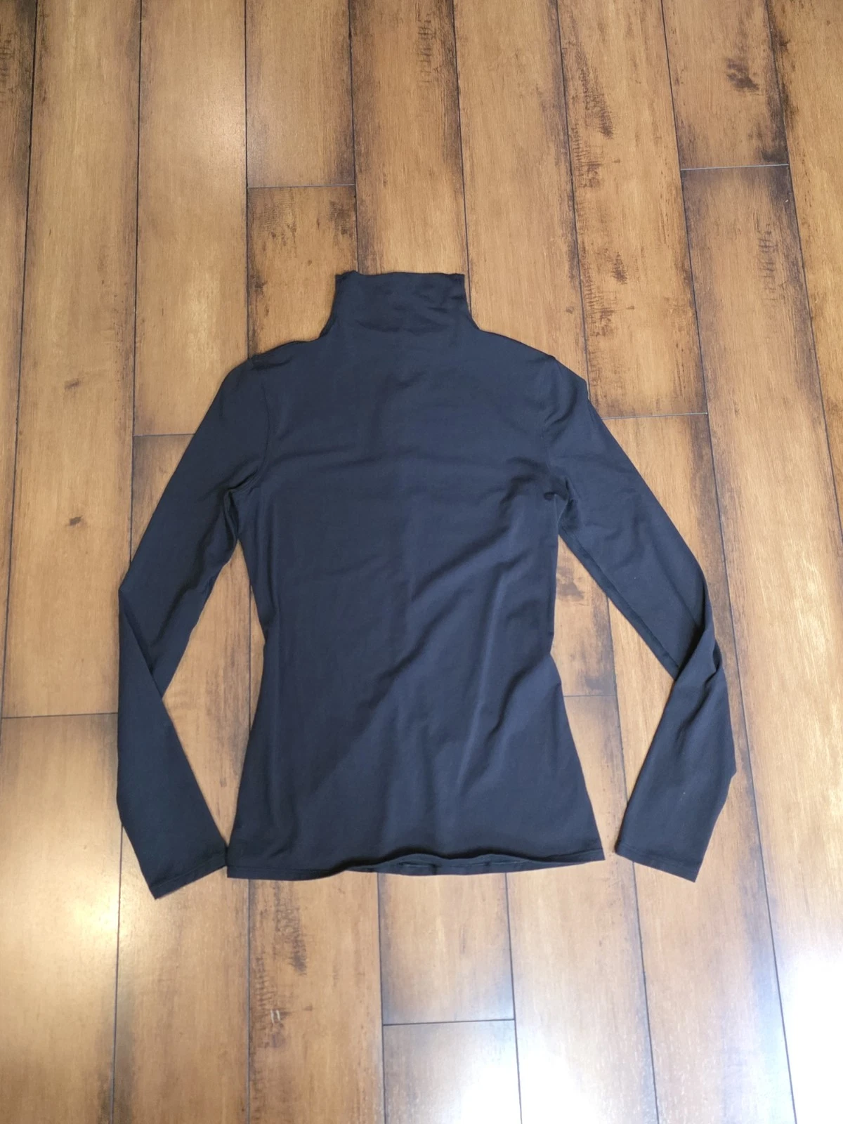 Lululemon Full Day Ahead Turtleneck Top Long Sleeve Base Layer Women's 2 Black