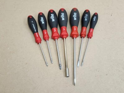 Wiha SoftFinish Flathead & Phillips Screwdriver Set 7 Piece  Made In Germany